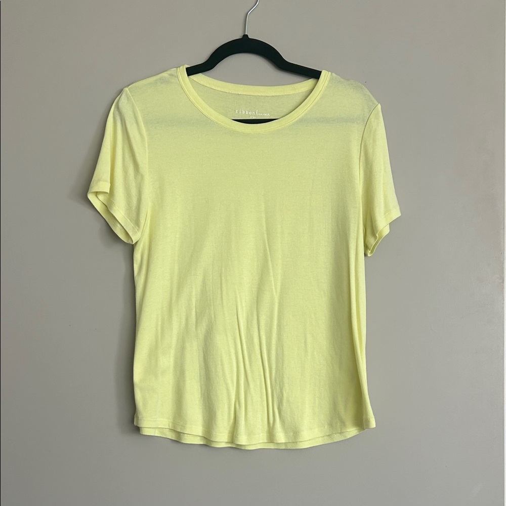 Lemon Yellow Short Sleeve Tee